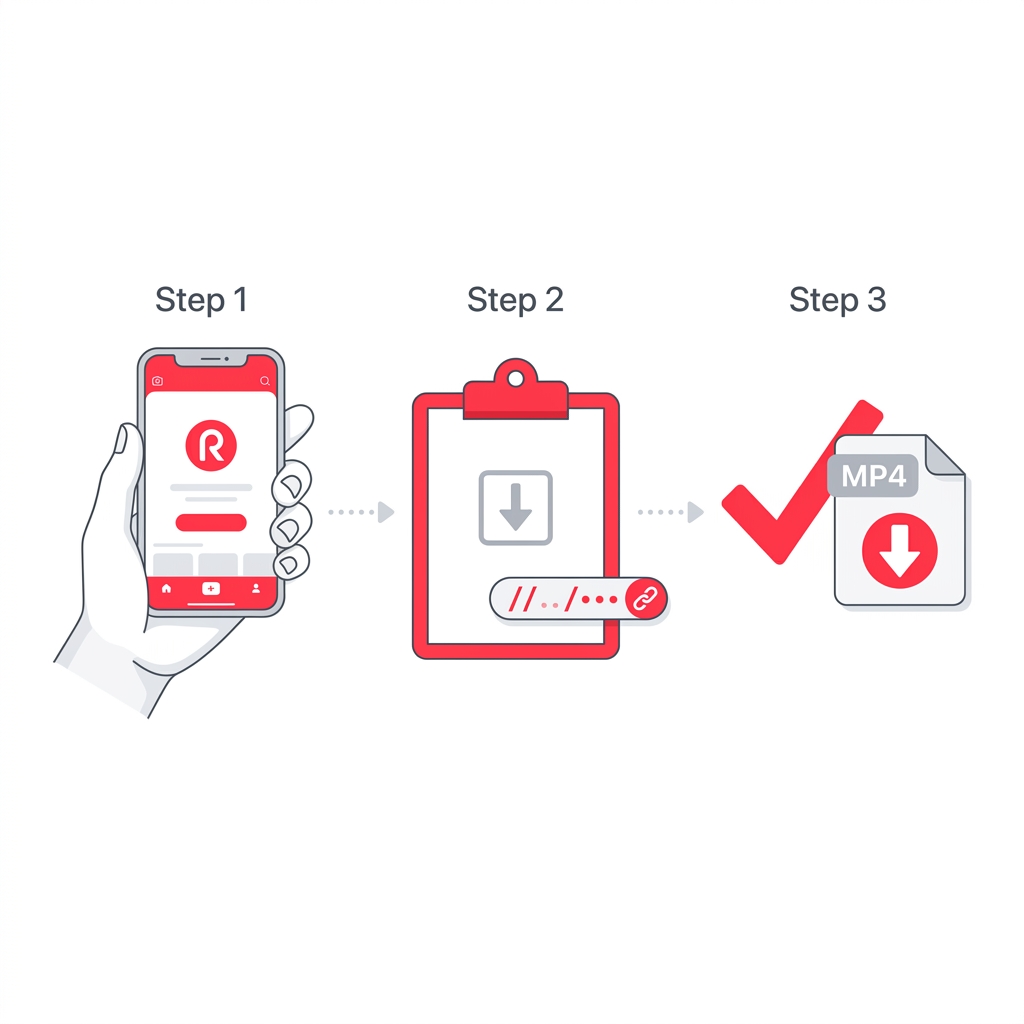 Cómo descargar videos de Rednote en iPhone o iPad sin instalar aplicaciones
